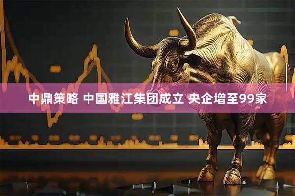 中鼎策略 中国雅江集团成立 央企增至99家